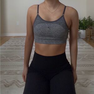 Gymshark Charcoal Sports Bra